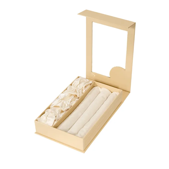 Lenoites Heatless Curling Rods with Caps 3-Pack Set Golden Sand Lenoites