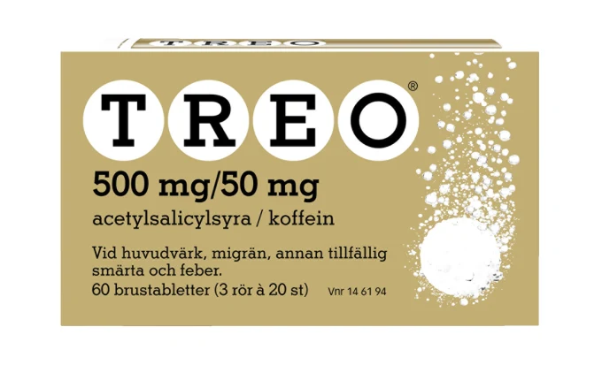 Treo brustablett 500 mg/50 mg 60 st Treo
