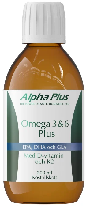Alpha Plus Omega 3 & 6 Plus 200 ml Alpha Plus