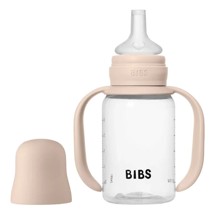 BIBS Baby Sippy Bottle Spout Silicone 150 ml 1-pack Blush Bibs