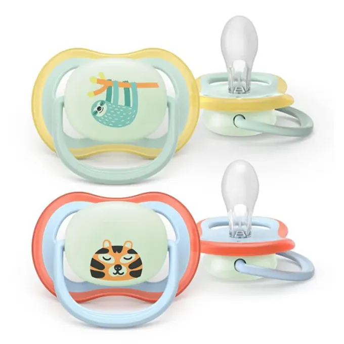 Philips Avent Ultra Air Napp Natt 0-6 mån 2-pack Blå/Grön Philips Avent