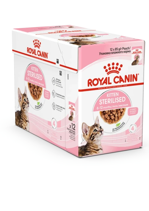 Royal Canin Kitten Sterilised Gravy 12x85 g Royal Canin