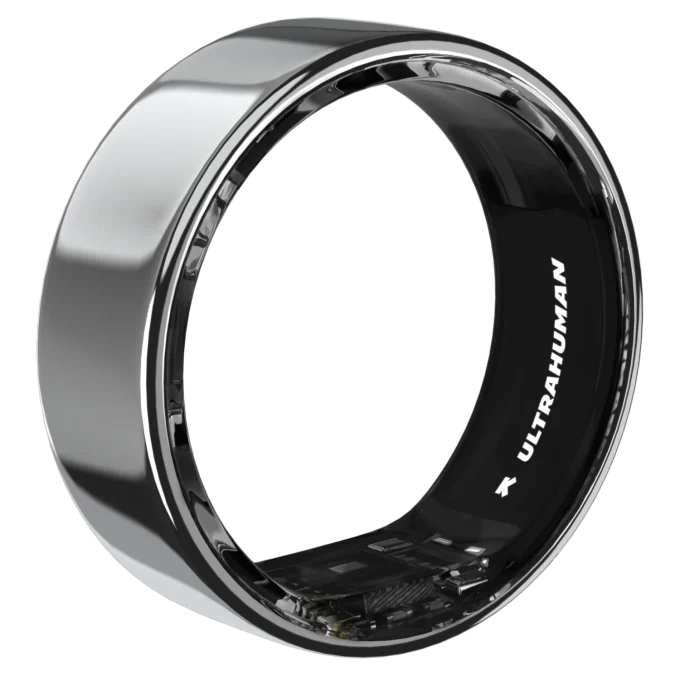 Ultrahuman Ring AIR Space Silver Size 09 Ultrahuman