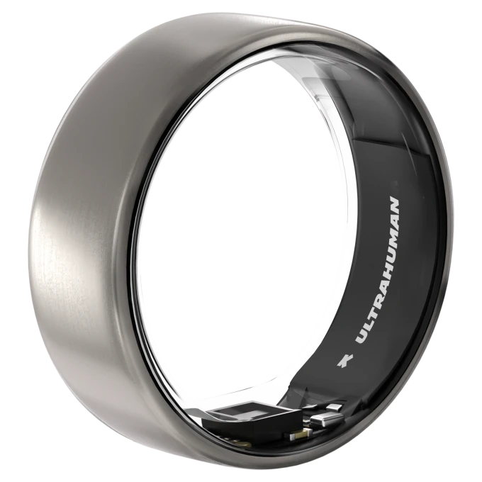 Ultrahuman Ring AIR Raw Titanium Size 11 Ultrahuman