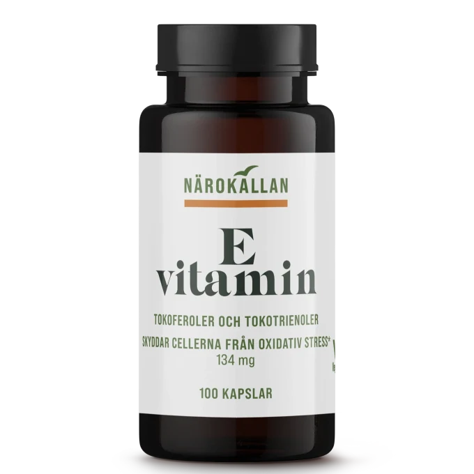 Närokällan E-Vitamin 200IE 100 kapslar Närokällan