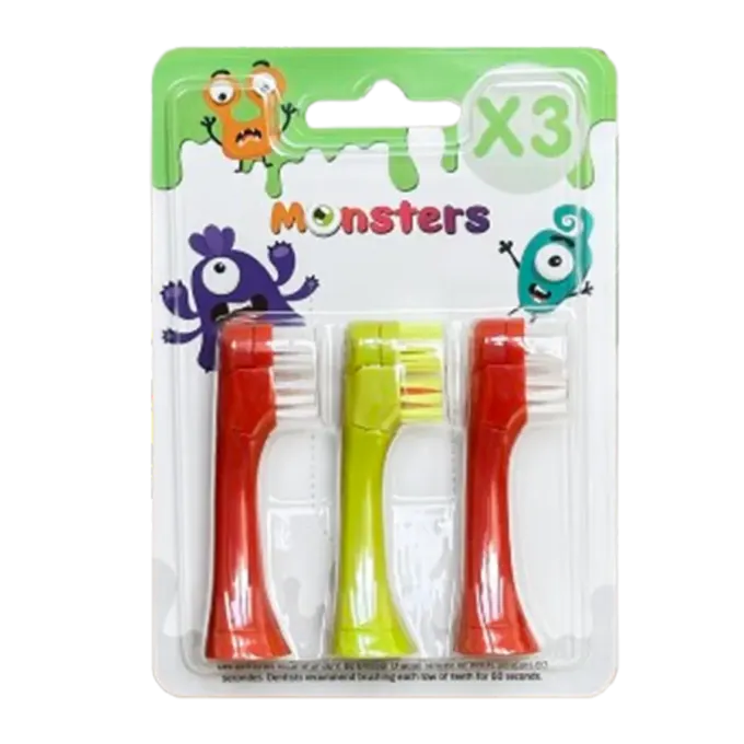 Les Babygators Monsters Borsthuvud 3-pack Les Babygators