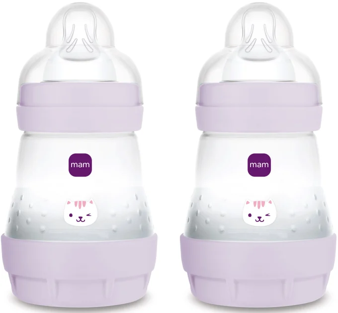 MAM Easy Start Anti-Colic Nappflaska Pink 160 ml 2-pack Mam