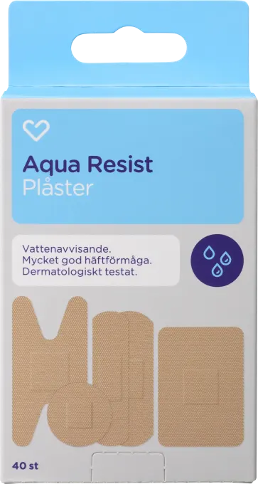 Hjärtats Plåster Aqua Resist 40st Hjärtats