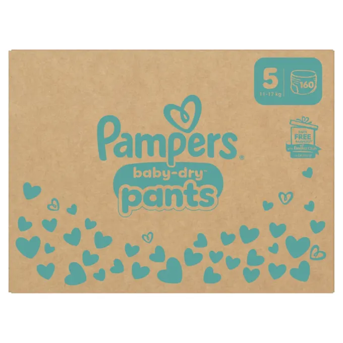 Pampers Baby-Dry stl 5 11-17 kg 160 st Pampers