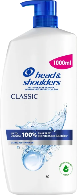 Head & Shoulders Classic Clean Schampo 1000 ml Head & shoulders