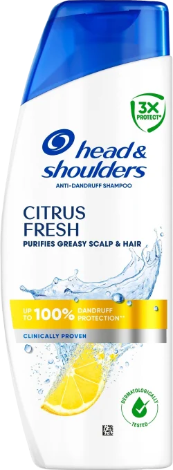 Head & Shoulders Citrus Fresh Schampo 250 ml Head & shoulders