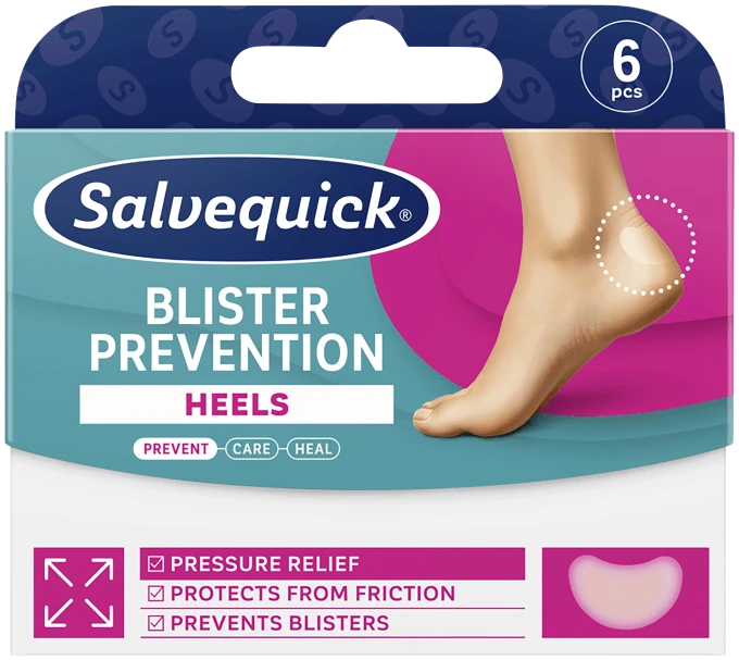 Salvequick Blister Prevention Heels 6 st Salvequick