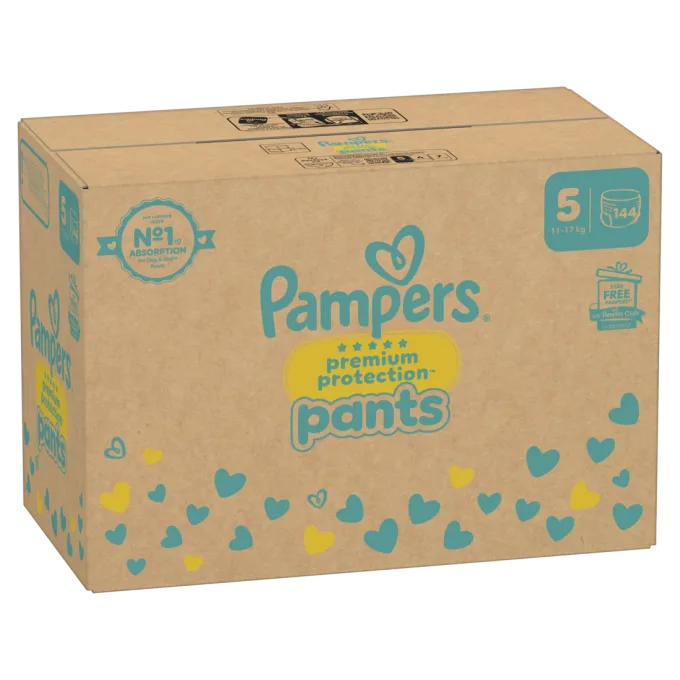 Pampers Premium Protection Byxblöjor 5 11-17kg 144st Pampers