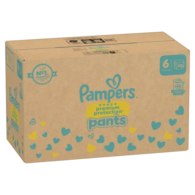 Pampers Premium Protection Byxblöjor 6 13-19kg 132st Pampers