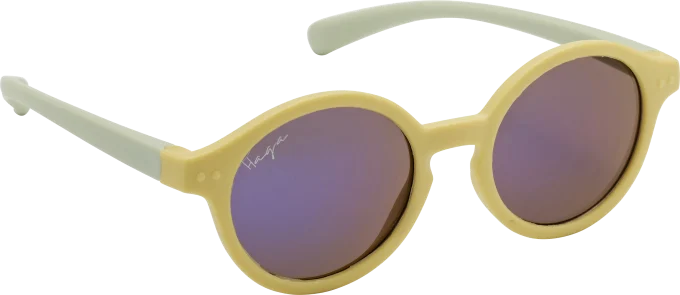 Haga Eyewear Shine Matt Light Yellow Mirror Lens Haga Optik