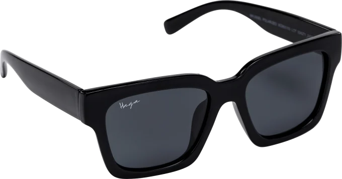 Haga Eyewear Brussel Polarized Black Grey Lens Haga Optik