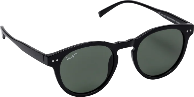 Haga Eyewear Bari Shiny Black G15 Lens Haga Optik