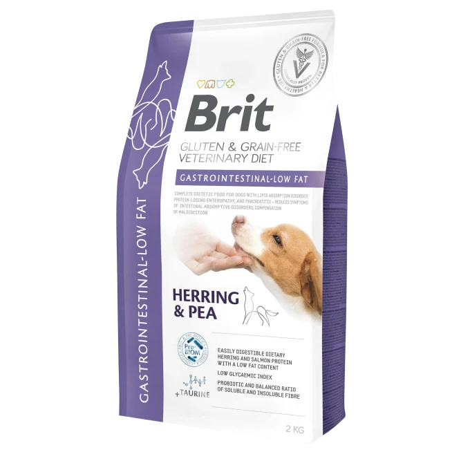Brit Gluten & Grain-Free Veterinary Diet Dog Gastrointestinal Low fat 2 kg Brit Veterinary Diet