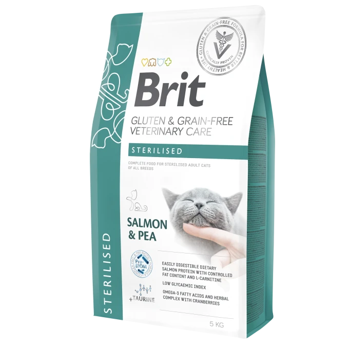 Brit Gluten & Grain-Free Veterinary Diet Care Cat Sterilised 5 kg Brit Veterinary Diet