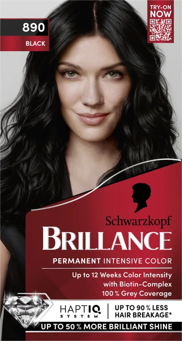 Schwarzkopf Brillance Permanent Intensive Color 890 Black Schwarzkopf