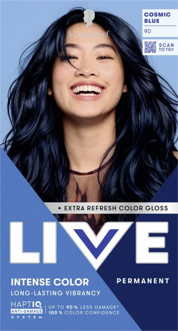 Schwarzkopf LIVE Intense Color 90 Cosmic Blue Schwarzkopf