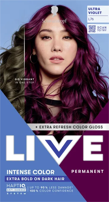 Schwarzkopf LIVE Intense Color L76 Ultra Violet Schwarzkopf