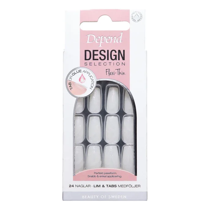 Depend Design Selection 24 st Pearl Lines Short Coffin Depend