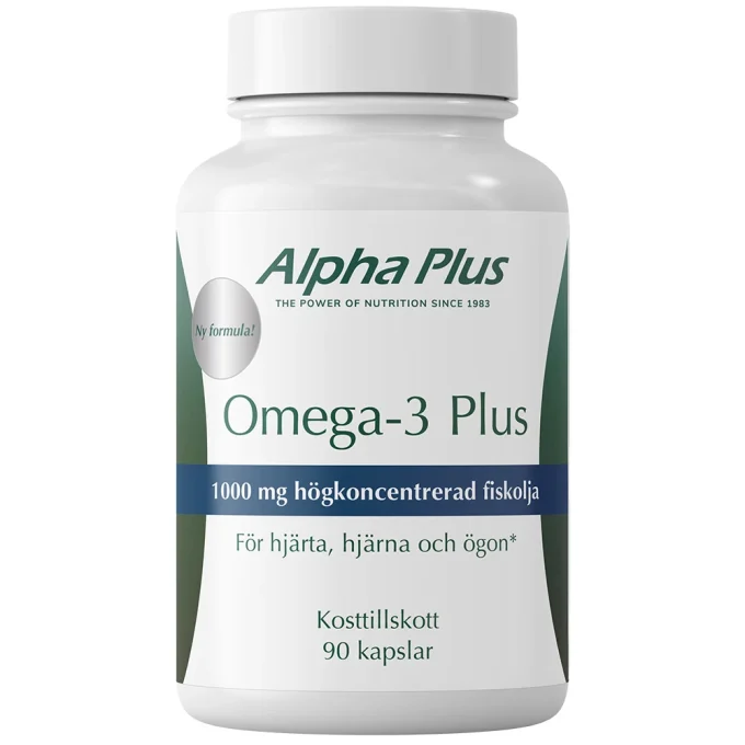 Alpha Plus Omega-3 Plus 90 kapslar Alpha Plus