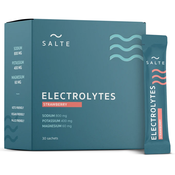 Salte Elektrolyter Jordgubb 30-pack Salte