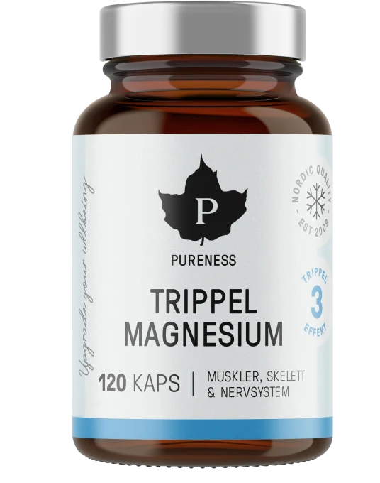 Pureness Trippel Magnesium 120 kapslar Pureness