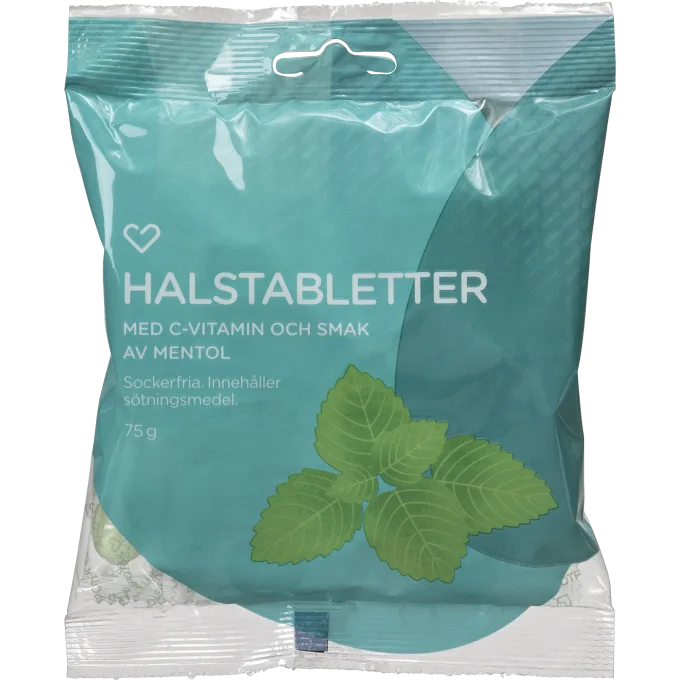 Hjärtats Halstabletter Menthol Hjärtats