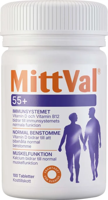 MittVal 55+ Tablett 100 st MittVal