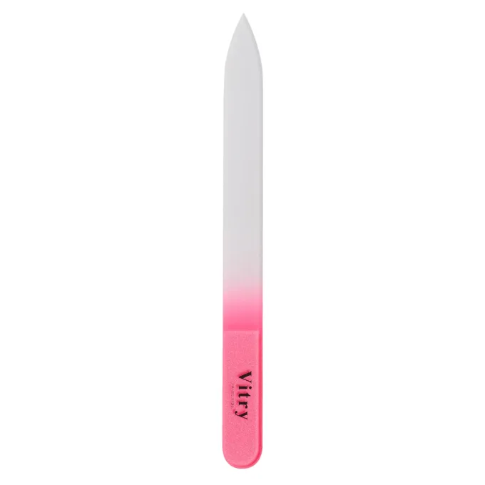 Vitry Pink Handle Glass File Vitry
