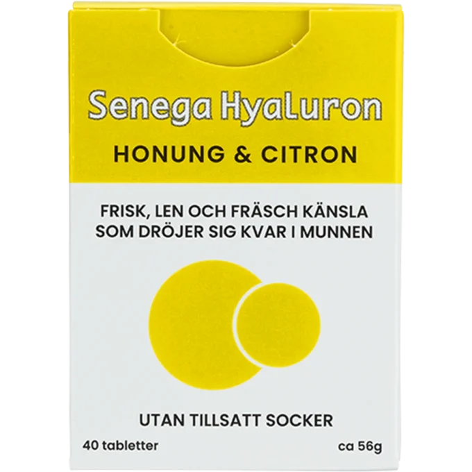Senega Hyaluron Honung & Citron 56 g Senega