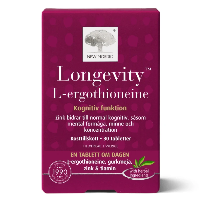 New Nordic Longevity L-ergothioneine 30 st New Nordic