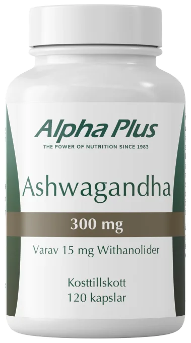 Alpha Plus Ashwagandha 120 kapslar Alpha Plus