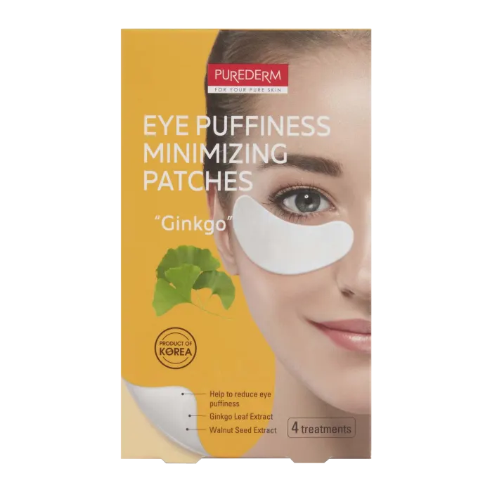Purederm Eye Puffiness Minimizing Eye Patches Ginkgo 8 st Purederm