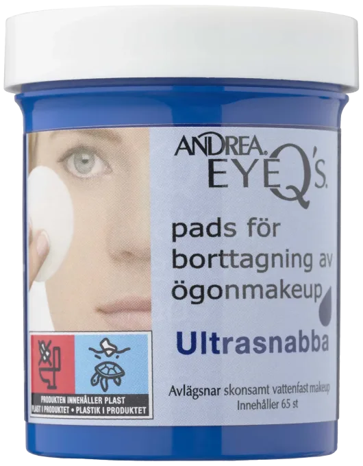 Andrea Eye Q's Ultra Quick Eye MakeUp Remover Pads 65 st Andrea