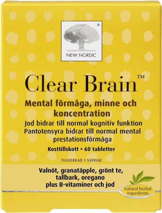 New Nordic Clear Brain 120 st New Nordic
