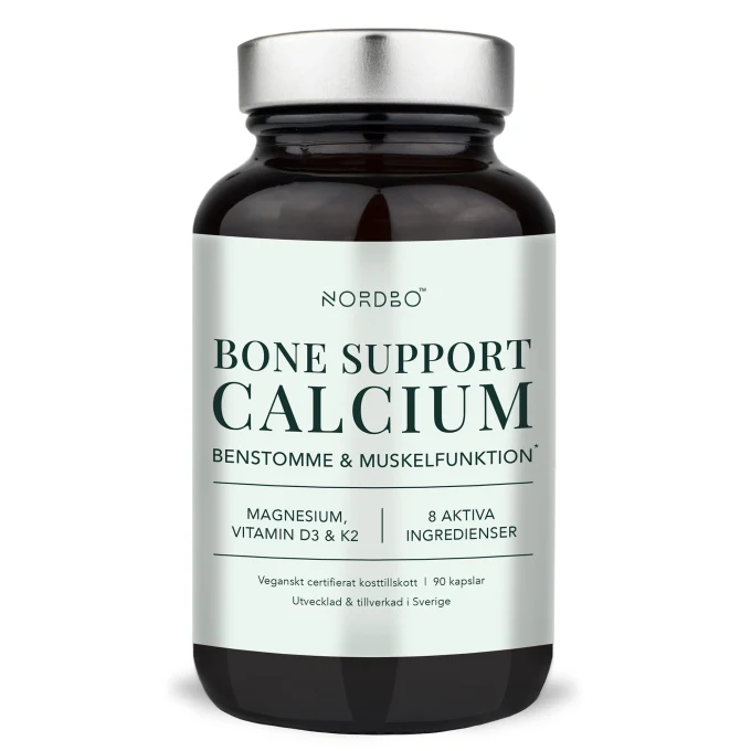 Nordbo Bone Support Calcium 90 kapslar Nordbo