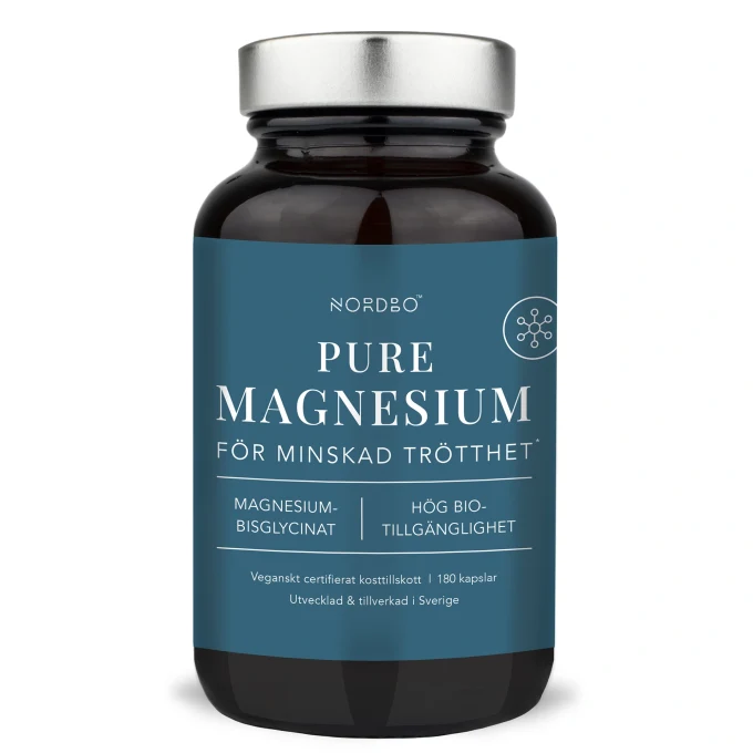 Nordbo Pure Magnesium 180 kapslar Nordbo
