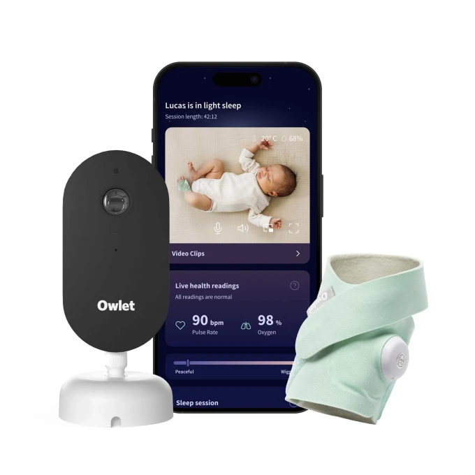 Owlet Dream Duo Sock & Camera Mint Owlet