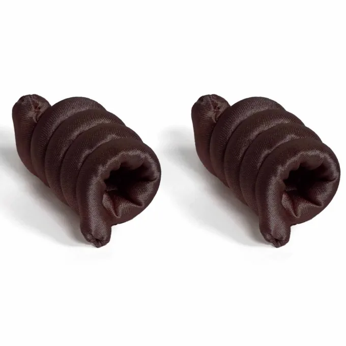 Amelie Soie Silk Toupies Brown 2 st Amelie Soie