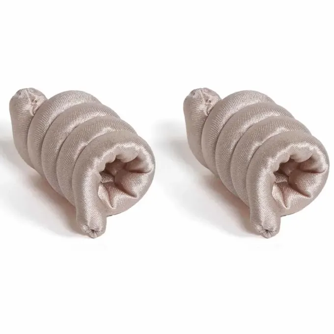 Amelie Soie Silk Toupies Greige 2 st Amelie Soie