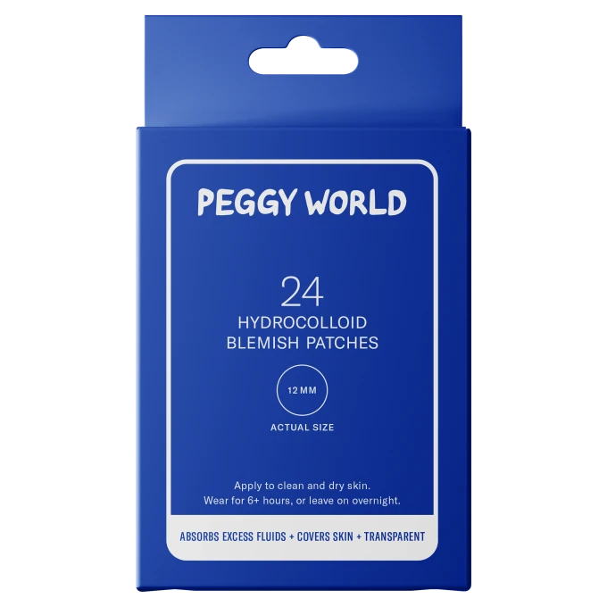Peggy World Blemish Patches Round Transparent 24 st Peggy World