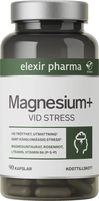 Elexir Pharma Magnesium+ Vid stresss 90 kapslar Elexir Pharma