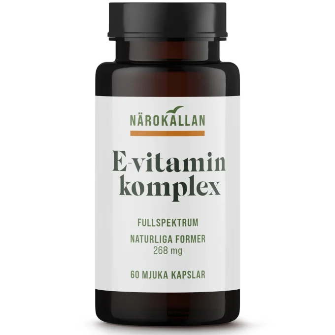 Närokällan E-vitaminkomplex 400IE 60 kapslar Närokällan