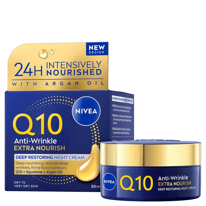 NIVEA Q10 Extra Nourish Night Cream 50 ml Nivea