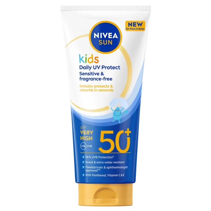 NIVEA Sun Kids Daily UV Protect SPF50+, 100 ml Nivea
