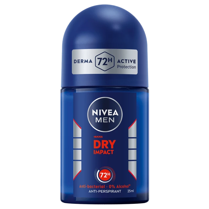NIVEA Men Dry Impact Roll On Mini 25 ml Nivea